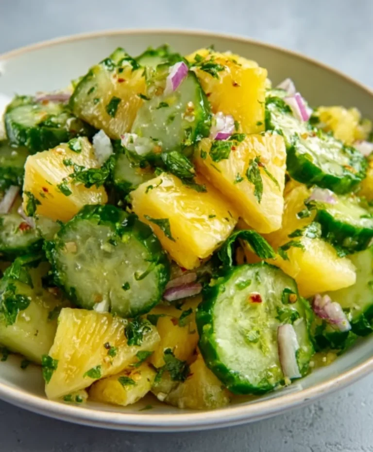 Refreshing Pineapple Cucumber Salad Recipe