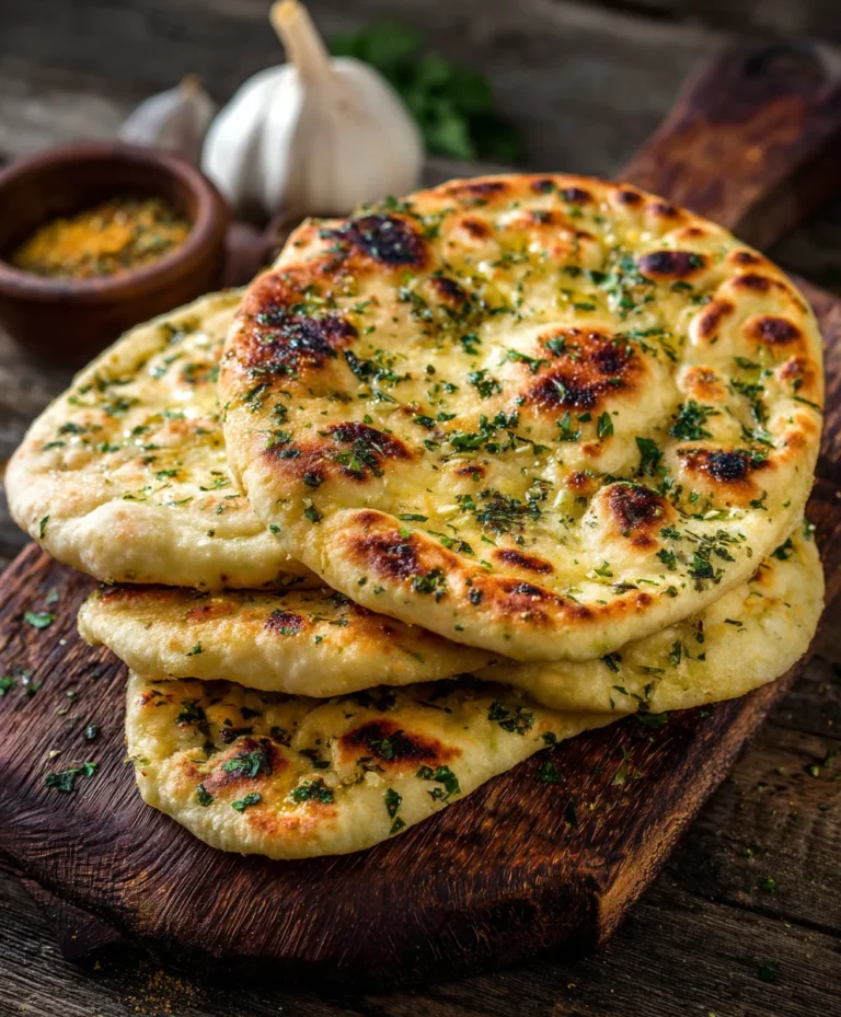 Easy Garlic Flatbread Recipe-Quick & Delicious