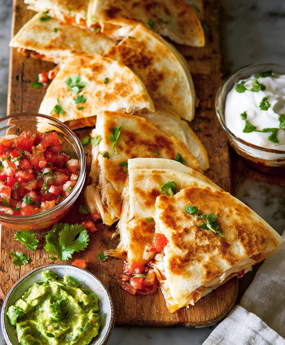 Easy Mini Chicken Quesadillas- Quick & Delicious Snack