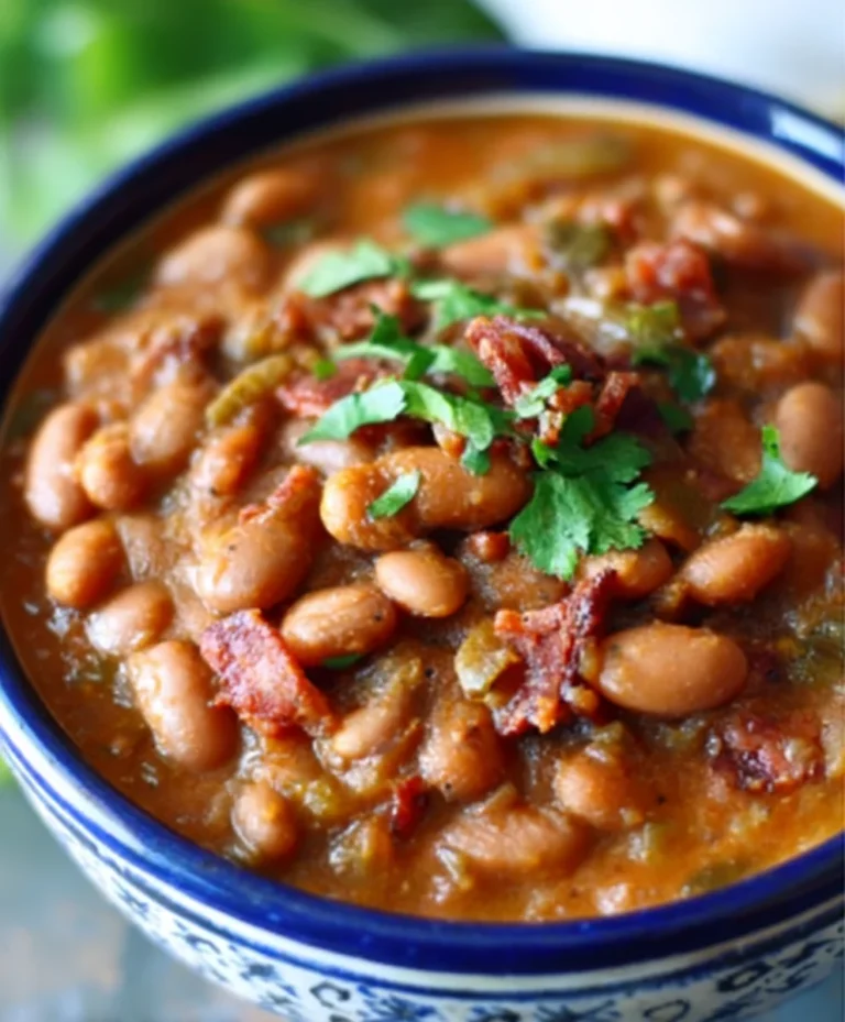 Frijoles Charros-Spicy Mexican Pinto Beans with Beef