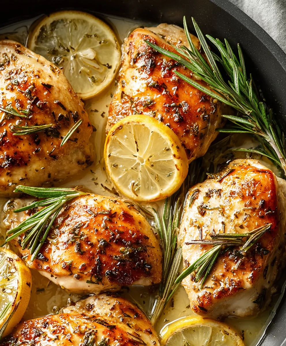 Lemon Rosemary Chicken Recipe - Easy Flavorful Dish