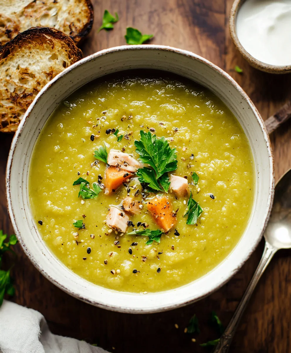 Classic Split Pea Soup Recipe - Hearty Beef Broth