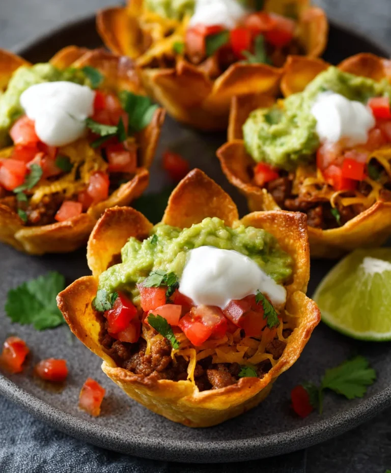 Easy Beef Taco Cups – Quick & Delicious Recipe