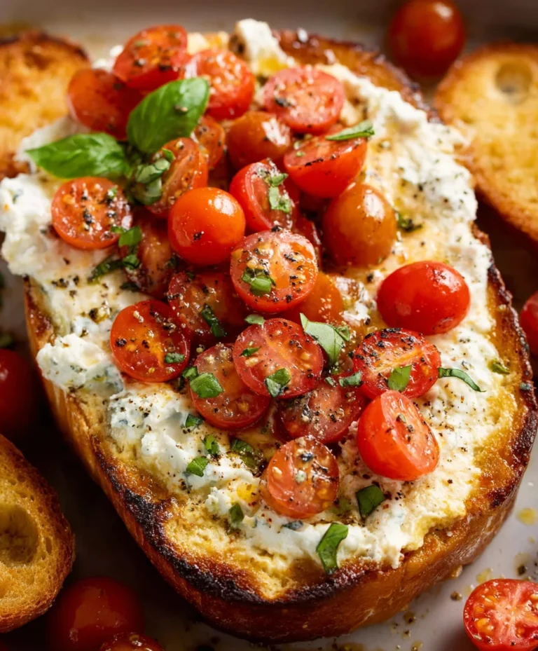 Easy Caprese Dip Recipe- Creamy & Delicious
