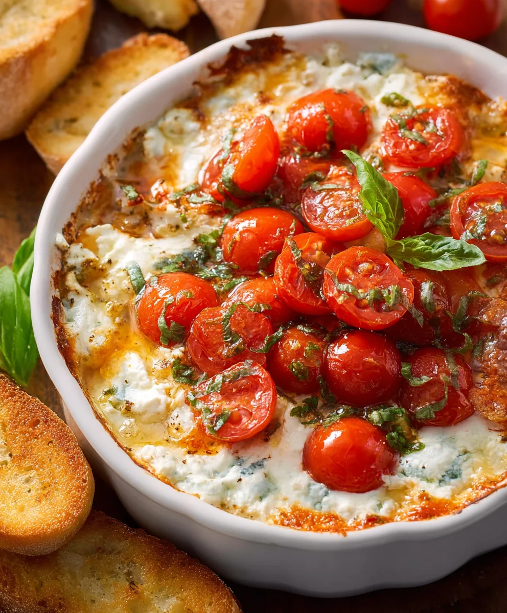 Easy Caprese Dip Recipe- Creamy & Delicious