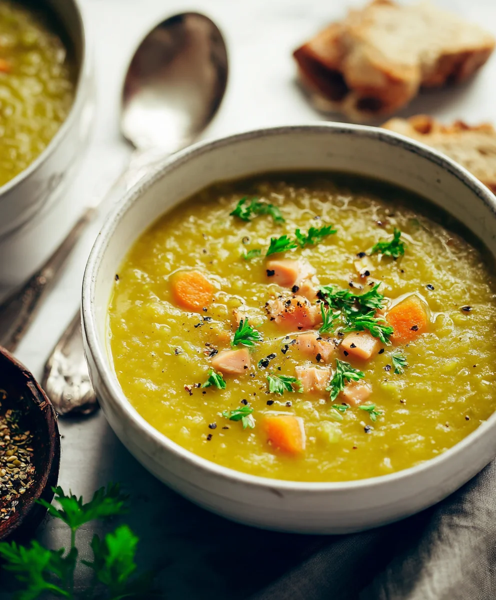 Classic Split Pea Soup Recipe - Hearty Beef Broth