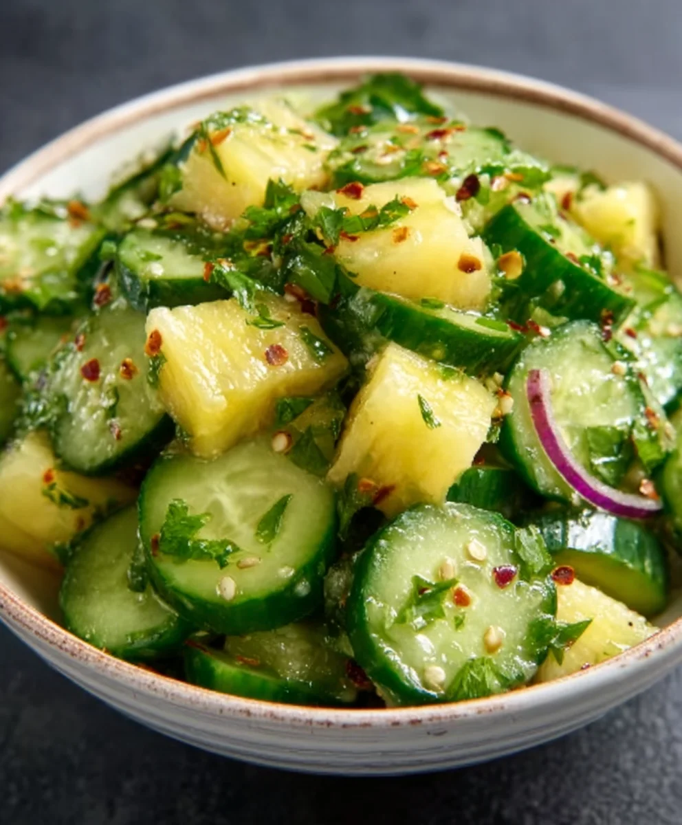 Refreshing Pineapple Cucumber Salad Recipe