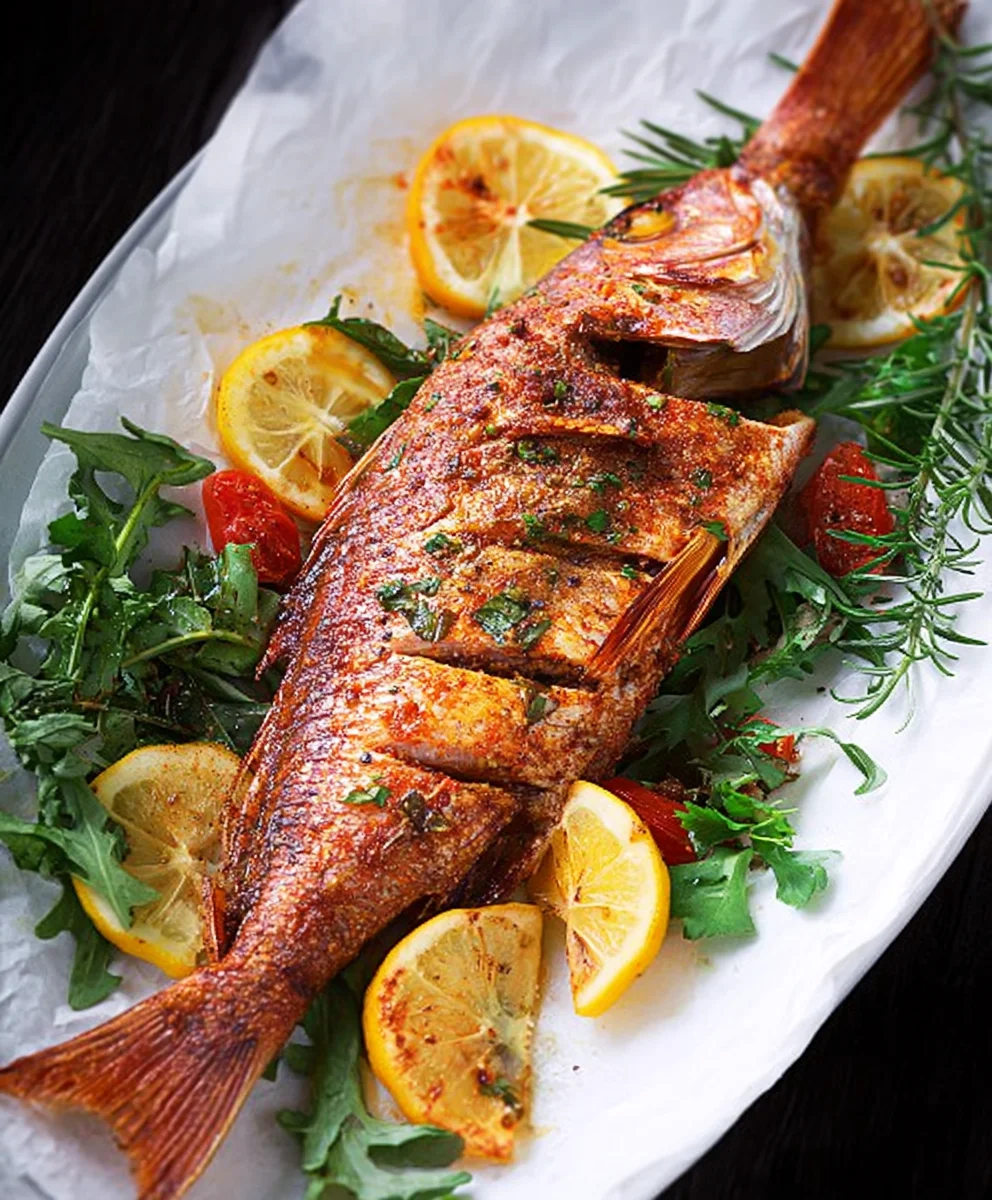 Oven-Baked Whole Yellowtail Snapper Recipe-Easy & Delicious
