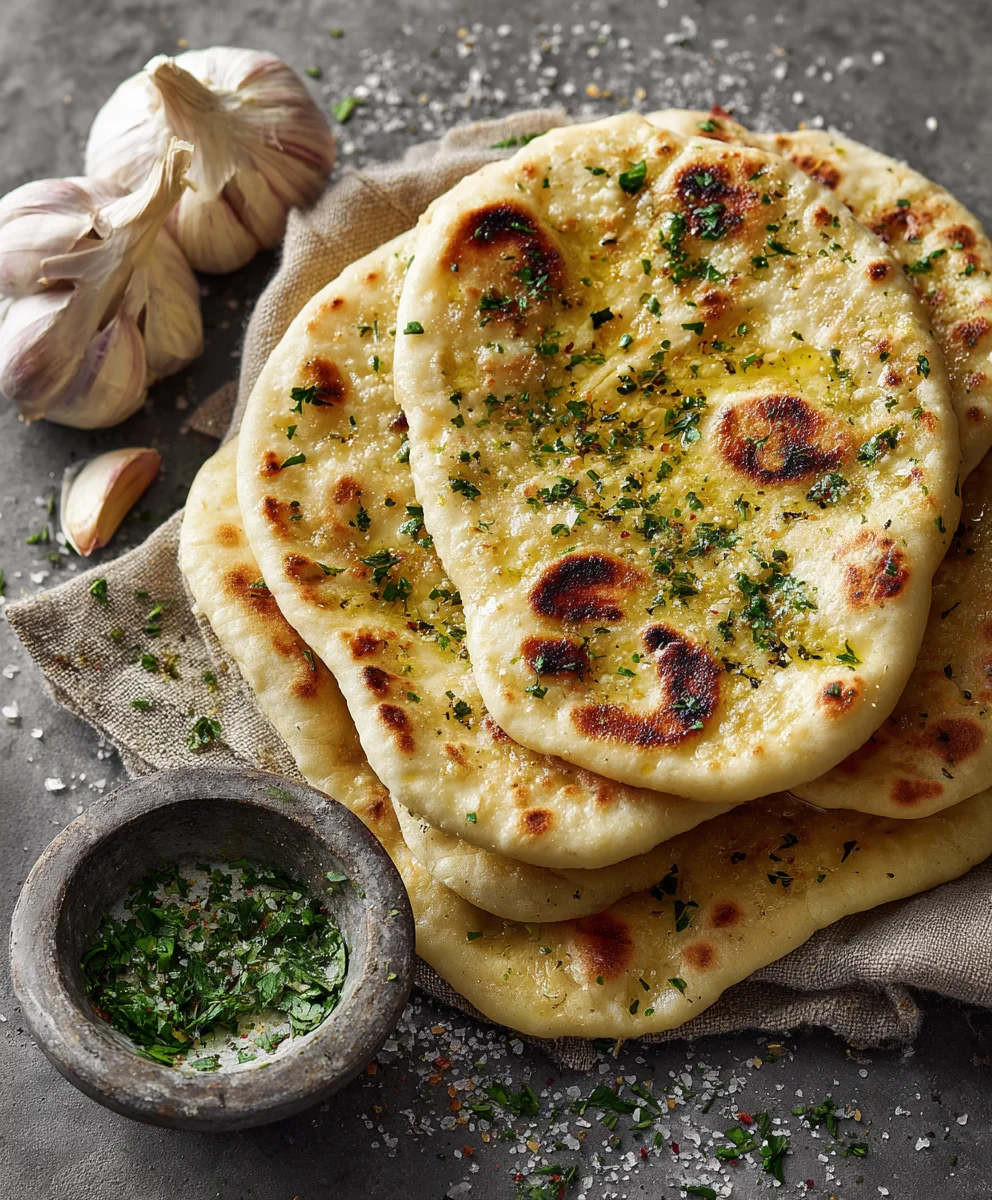 Easy Garlic Flatbread Recipe-Quick & Delicious