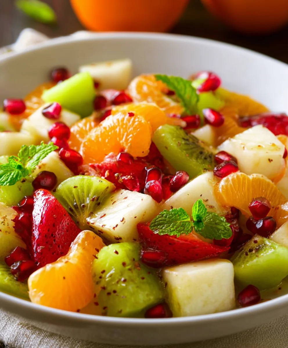 Refreshing Winter Fruit Salad - Easy & Delicious