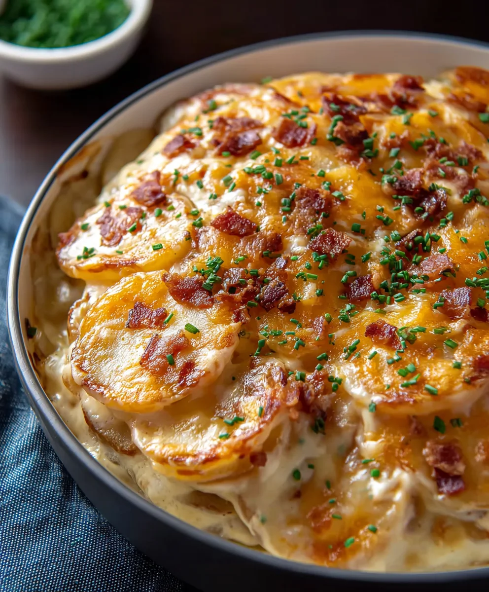 Best Loaded Scalloped Potatoes Recipe