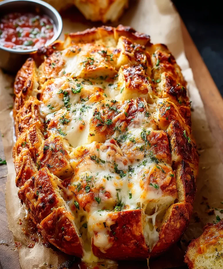 Cheesy Pull Apart Pizza Bread-Easy Crowd-Pleaser Recipe