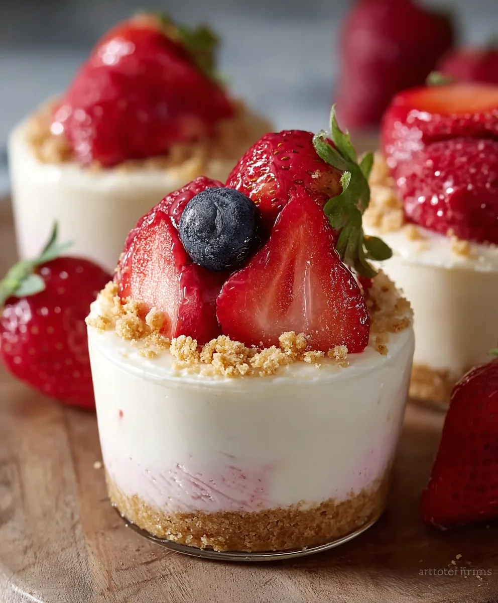 Easy Cheesecake Cups - Creamy & Delicious Dessert