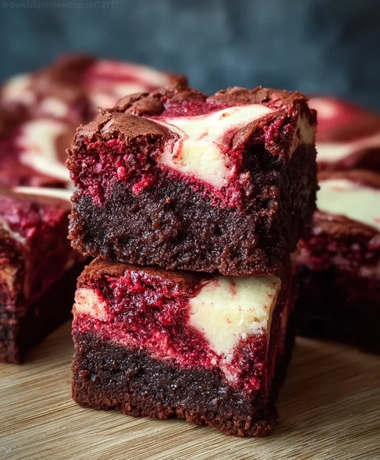 Red Velvet Cheesecake Brownies – Decadent Dessert Recipe