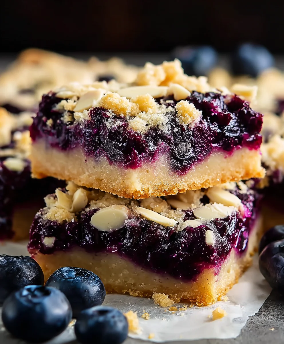 Blueberry Pie Cookie Bars - Easy Sweet Treat