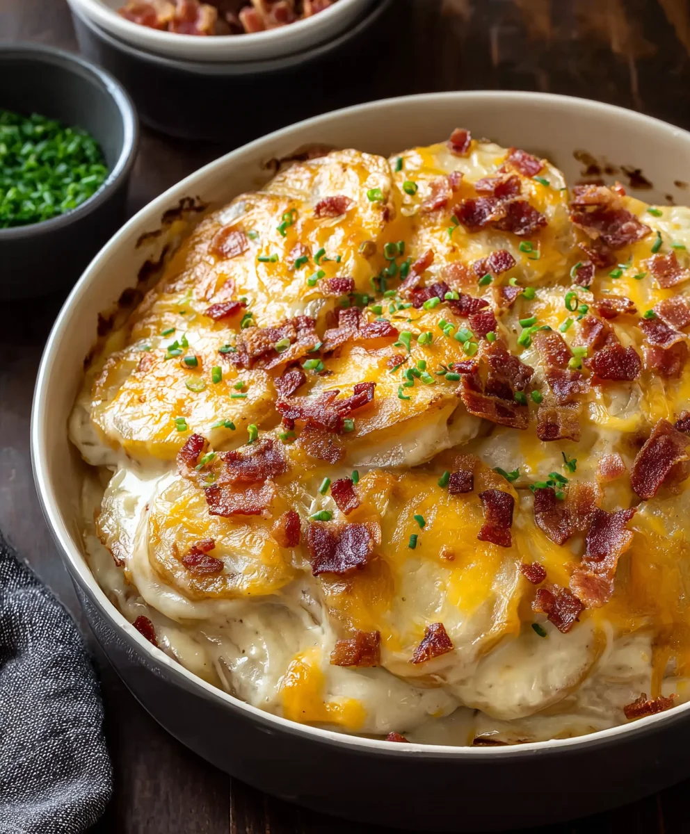 Best Loaded Scalloped Potatoes Recipe