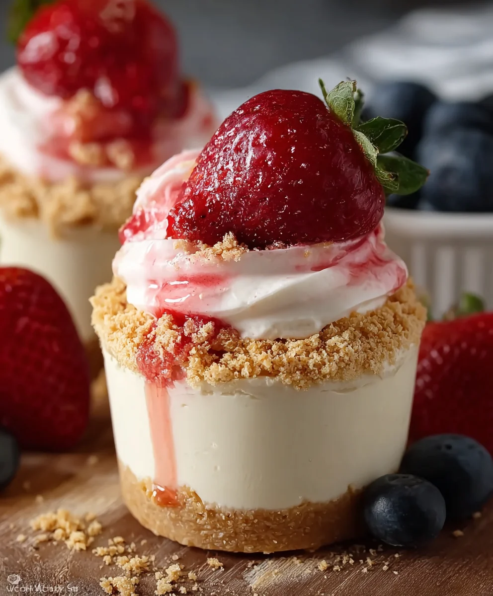 Easy Cheesecake Cups - Creamy & Delicious Dessert