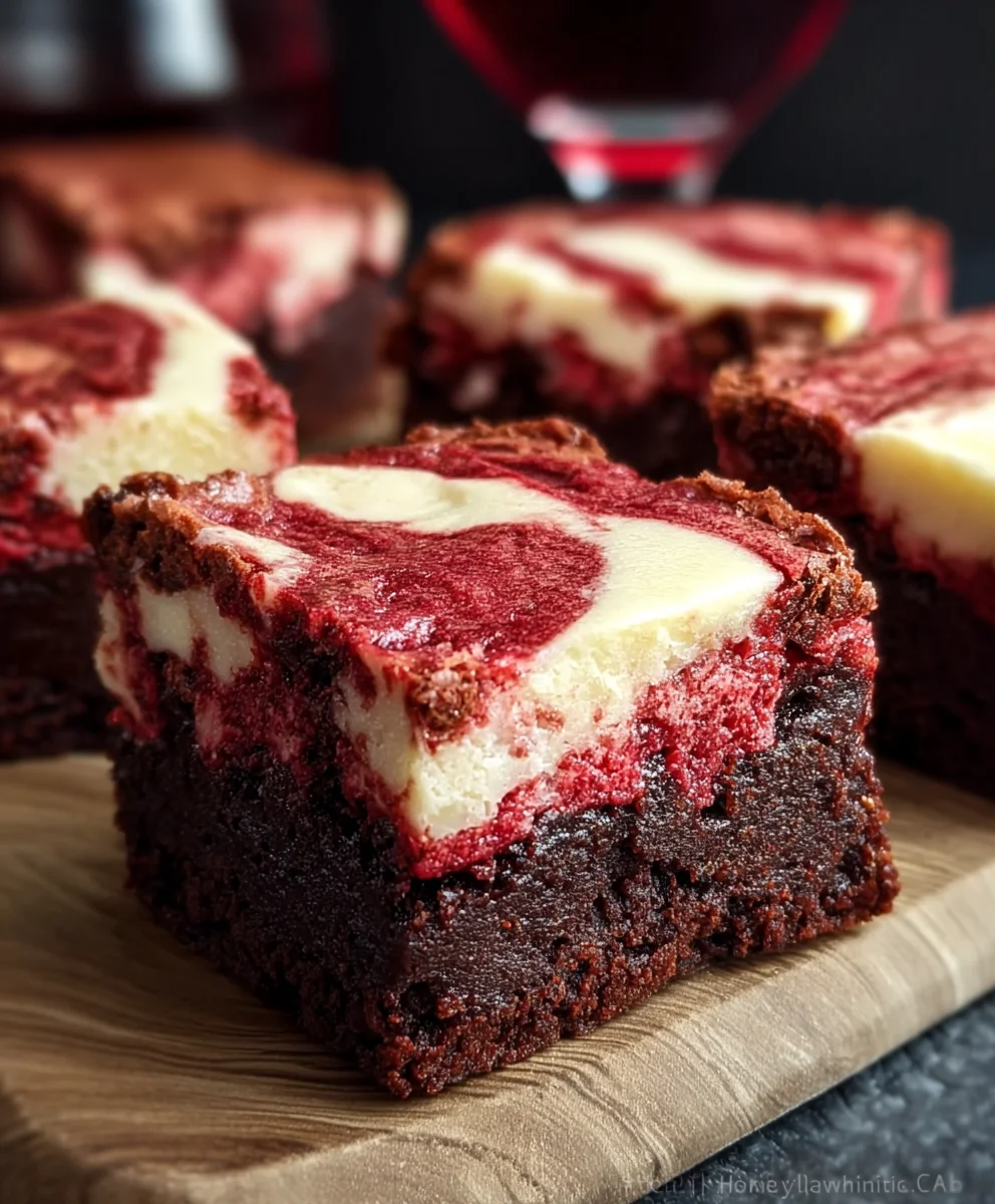 Red Velvet Cheesecake Brownies - Decadent Dessert Recipe