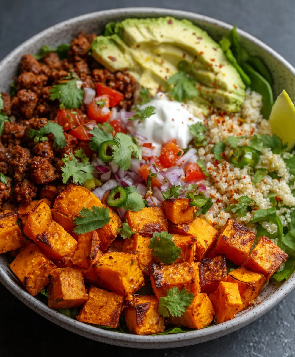 Sweet Potato Taco Bowl- Easy & Delicious Recipe