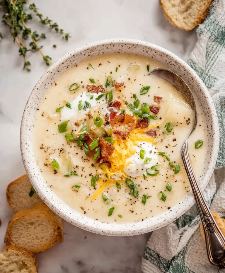 Easy Crockpot Potato Soup – Creamy & Delicious