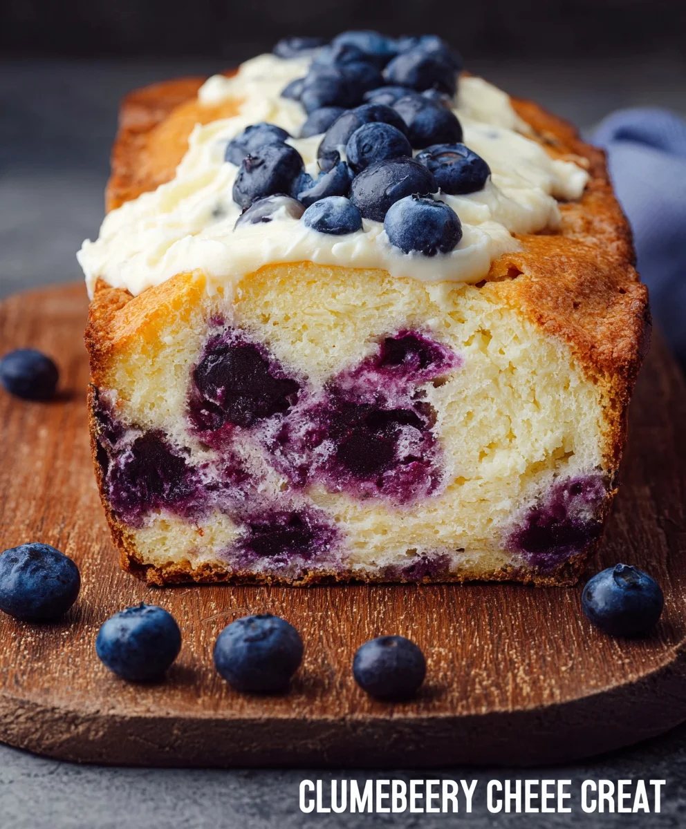 Blueberry Cream Cheese Loaf Cake - Easy & Delicious Recipe