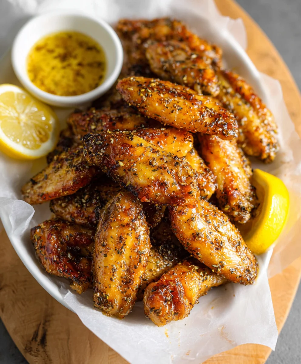 Honey Lemon Pepper Beef Wings Recipe