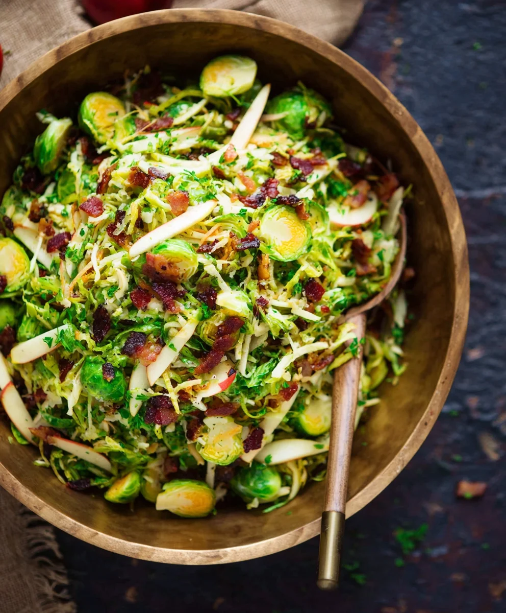 Brussels Sprout Apple Beef Beef Bacon Cheddar Salad