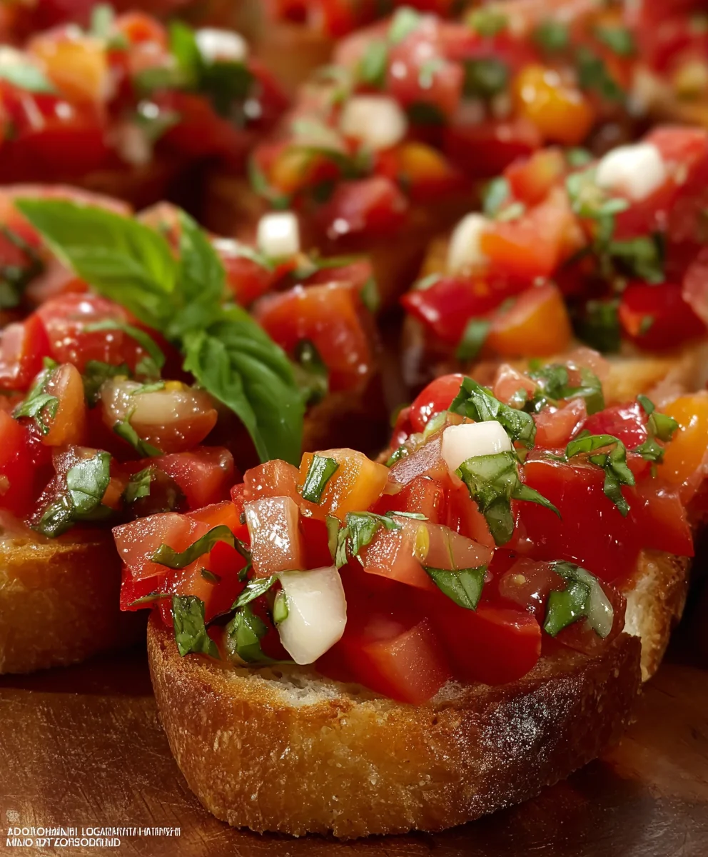 Best Tomato Bruschetta Recipe-Easy Appetizer