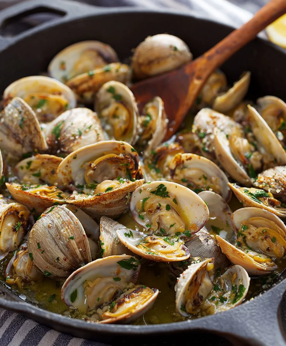 Garlic Butter Clams Recipe - Easy & Delicious