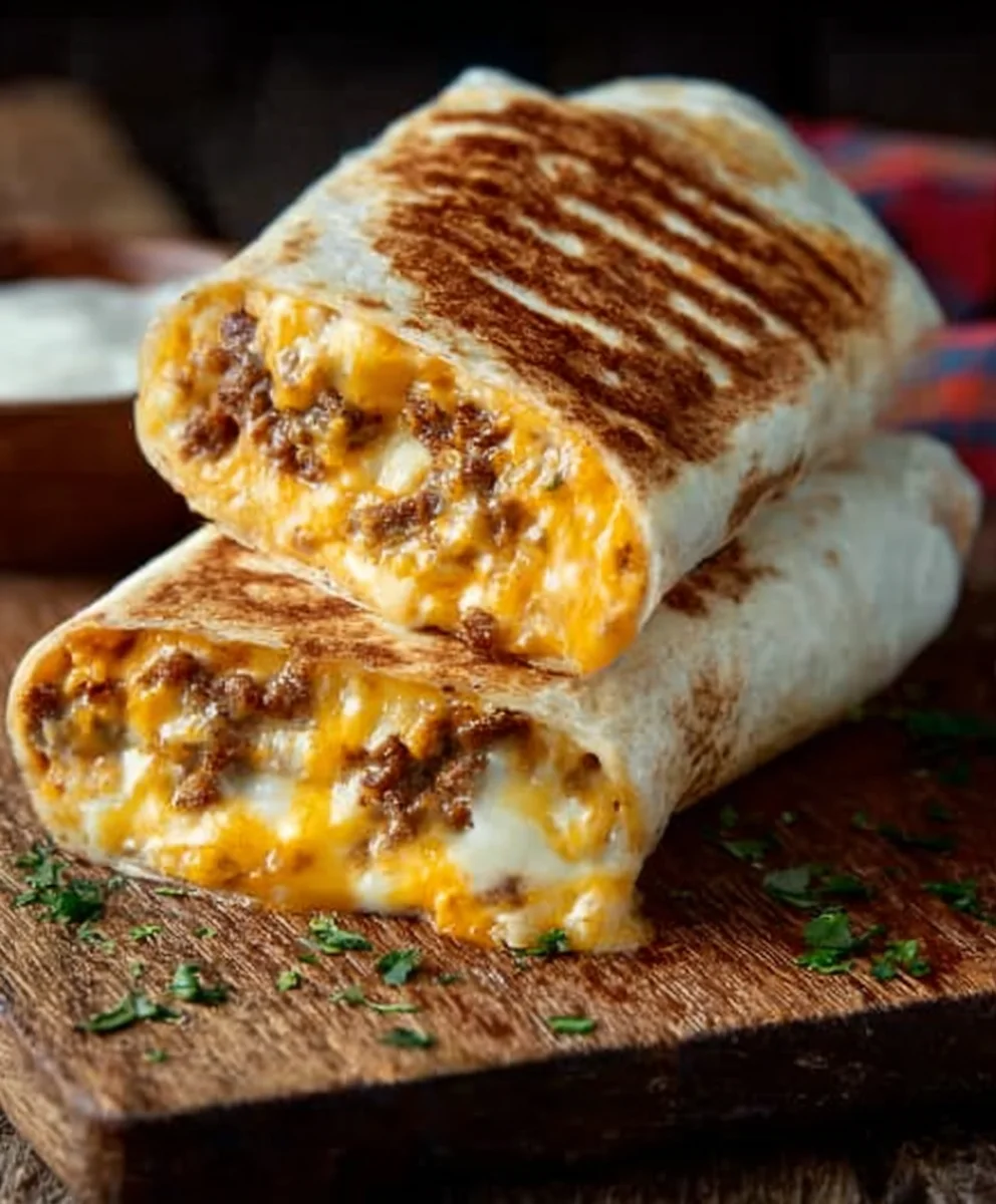 Gooey Grilled Cheese Burrito Recipe - Ultimate Comfort Food