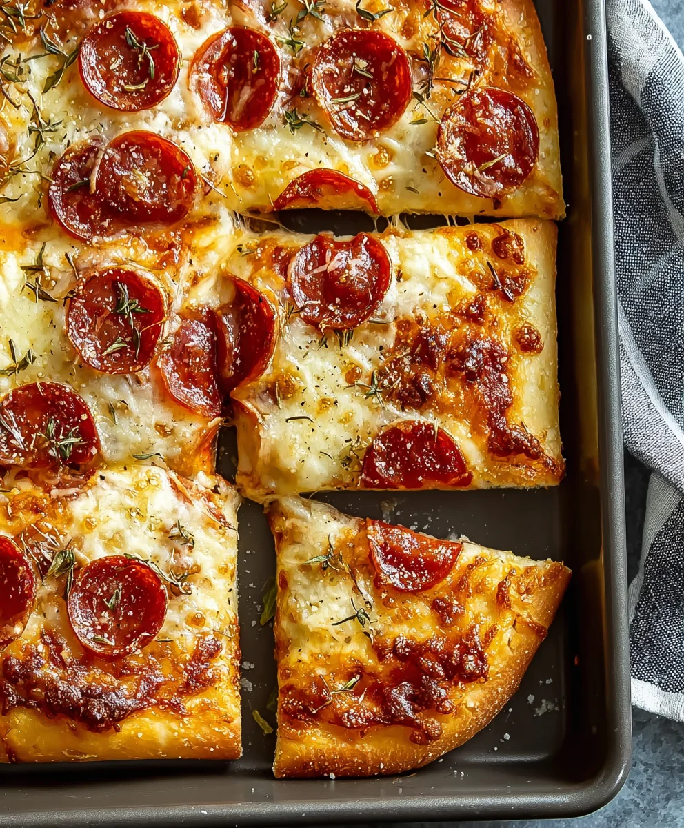 Sheet Pan Pizza Recipe Quick Homemade Dough