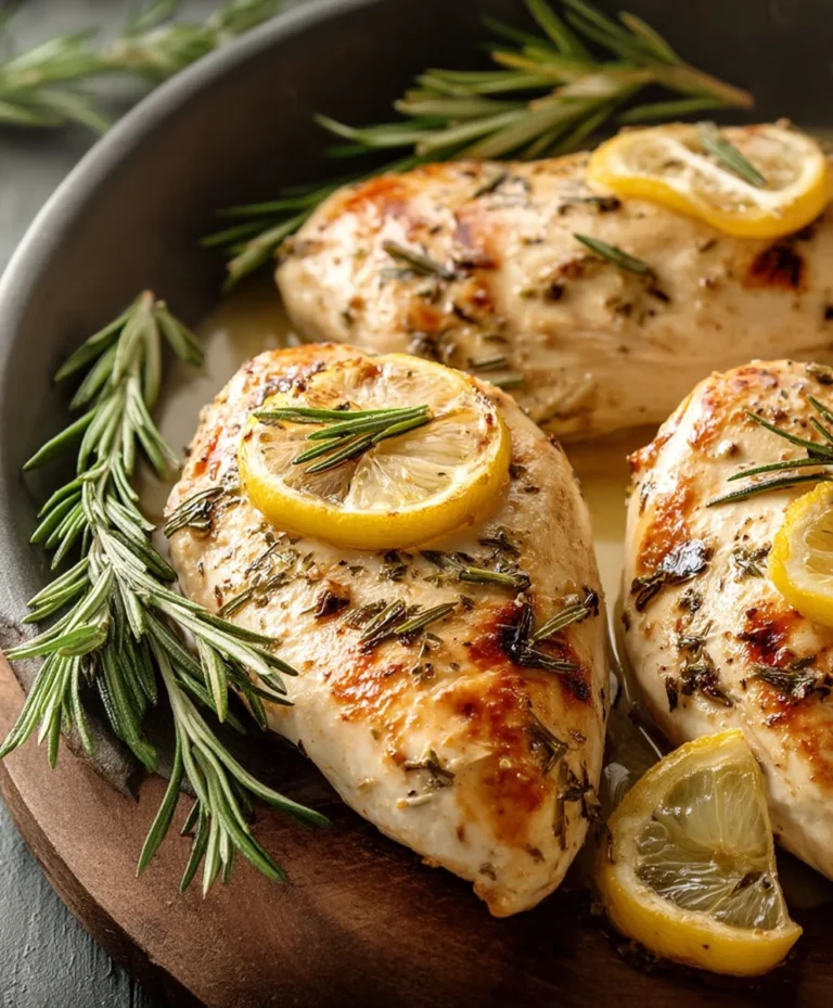 Lemon Rosemary Chicken Recipe – Easy Flavorful Dish