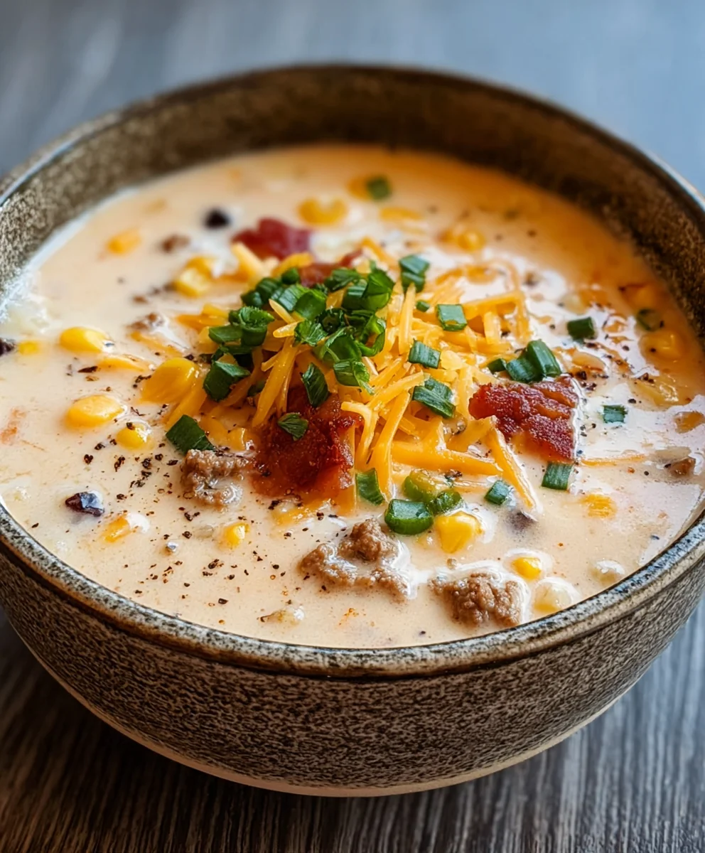 Creamy Cowboy Soup - Easy Weeknight Beef Delight