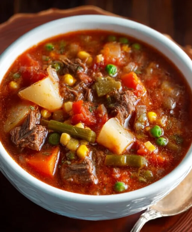 Easy Vegetable Soup – Hearty & Healthy Homemade Meal