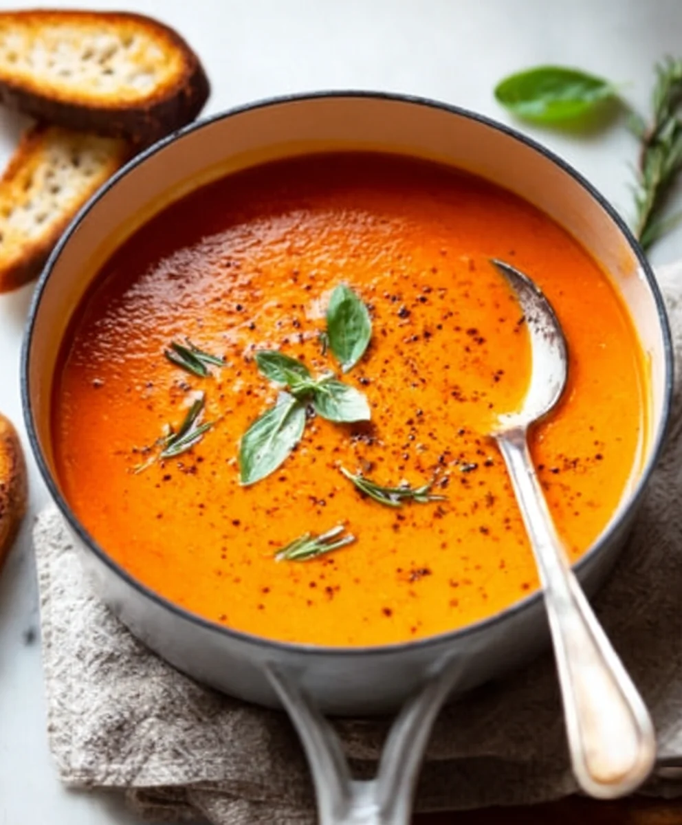 Creamy Tomato Soup - Easy Winter Comfort