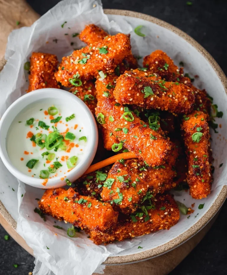 Crispy Baked Tofu Buffalo Wings Easy Recipe