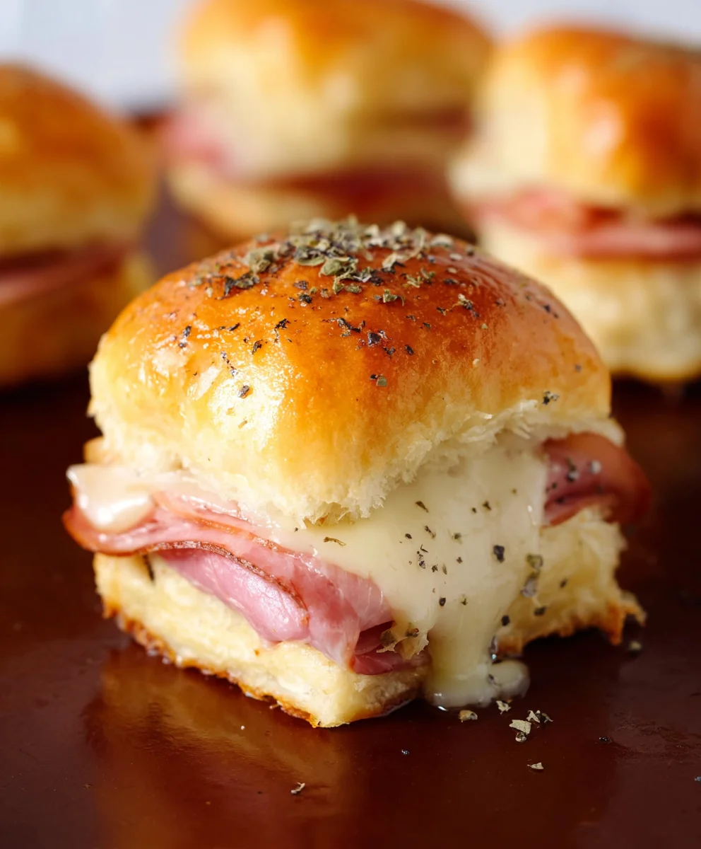 Beef Beef Ham Cheese Sliders Easy Party Recipe