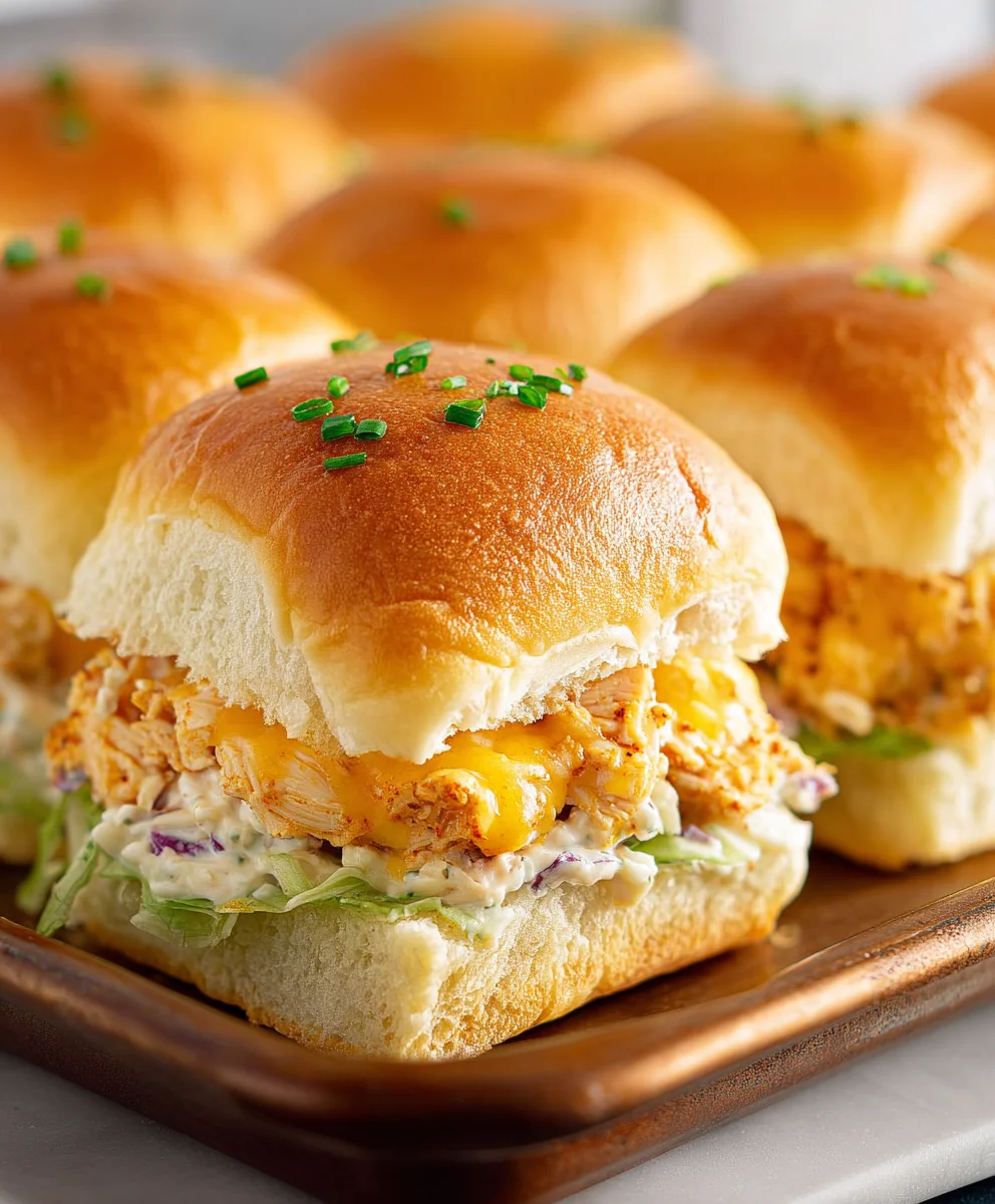 Crack Chicken Sliders - Easy Hawaiian Roll Recipe