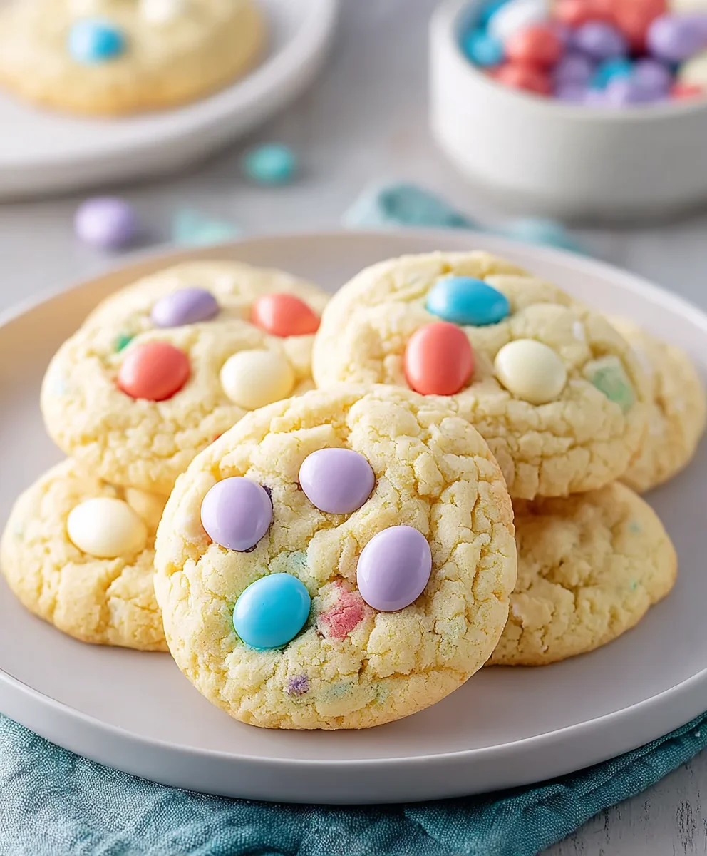 Easy Easter Cake Mix Cookies Recipe