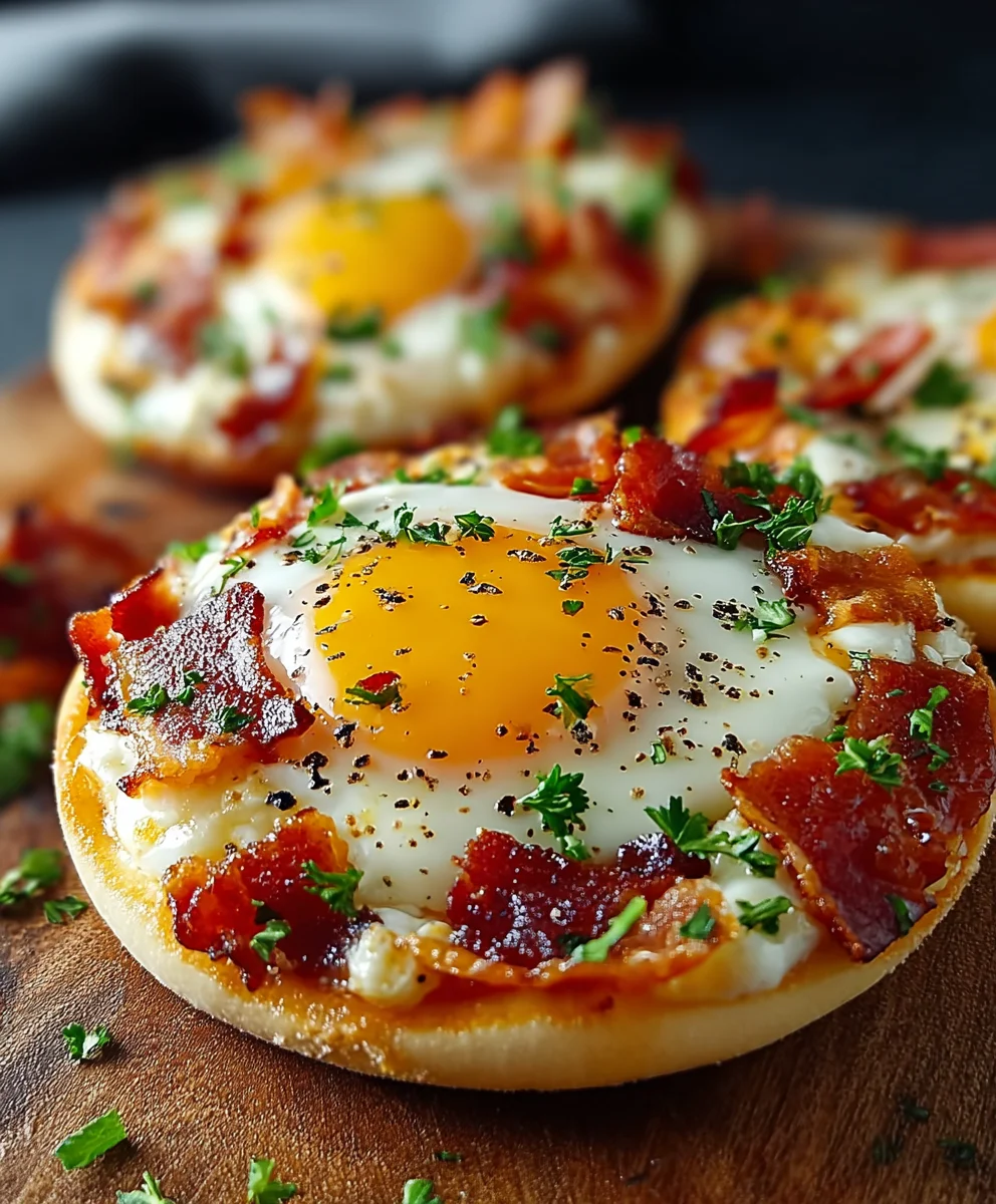 Easy English Muffin Breakfast Pizza Recipe