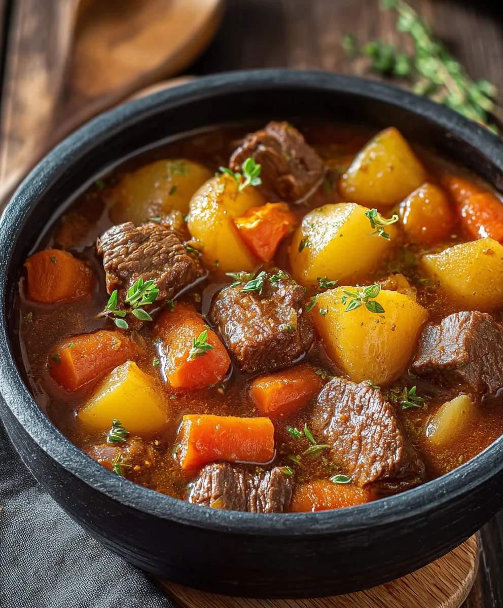 Hearty Homemade Beef Stew-Easy Delicious Comfort Food