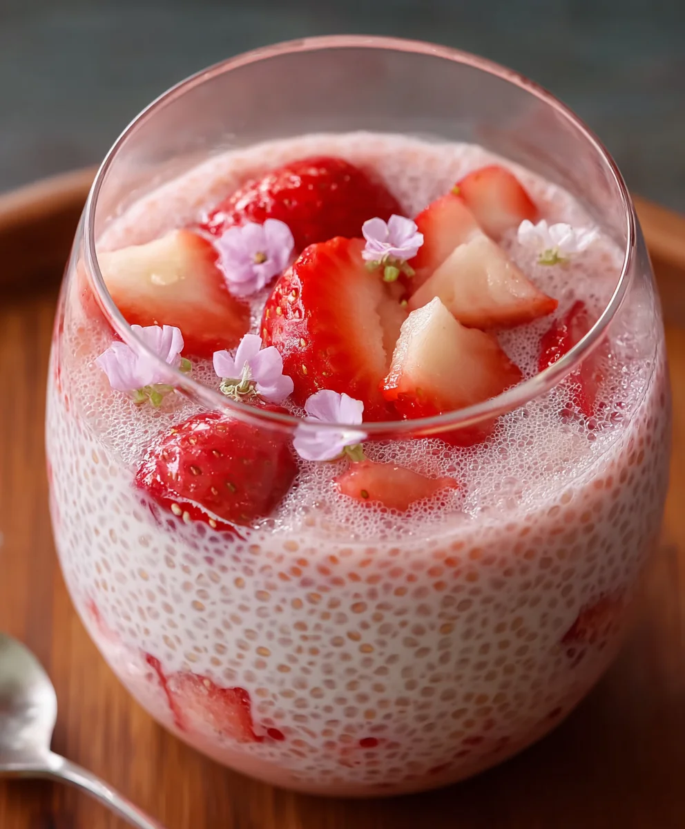 Easy Strawberry Sago Delight - Quick Dessert Recipe