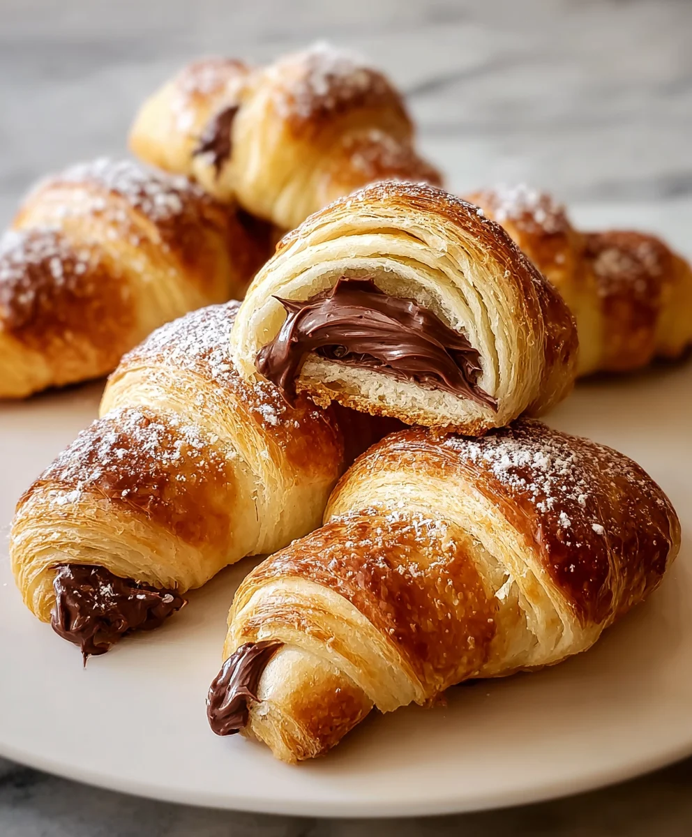 Easy Nutella Crescent Rolls - Sweet Breakfast Treat