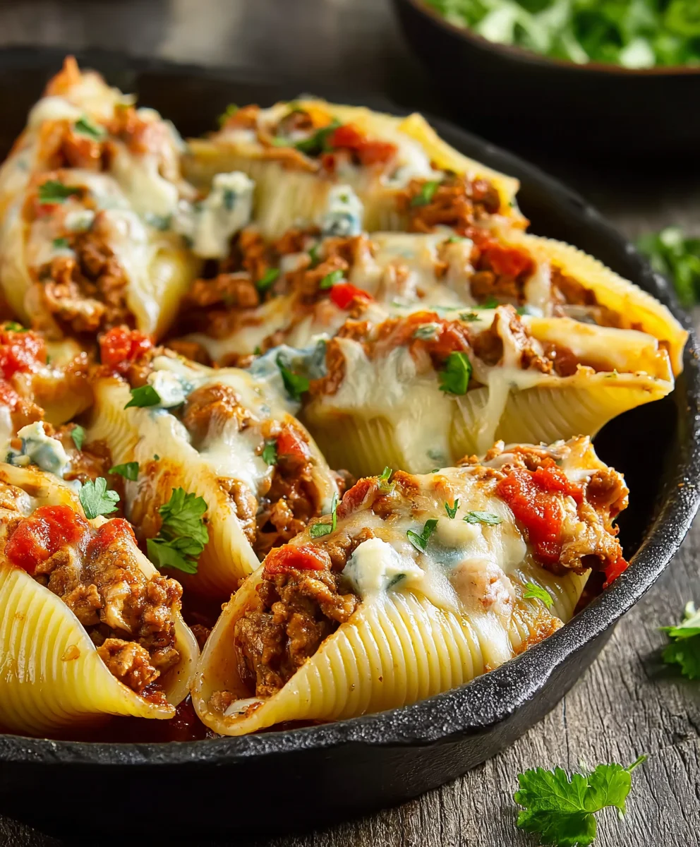Easy Taco Stuffed Shells - Beefy & Delicious Dinner