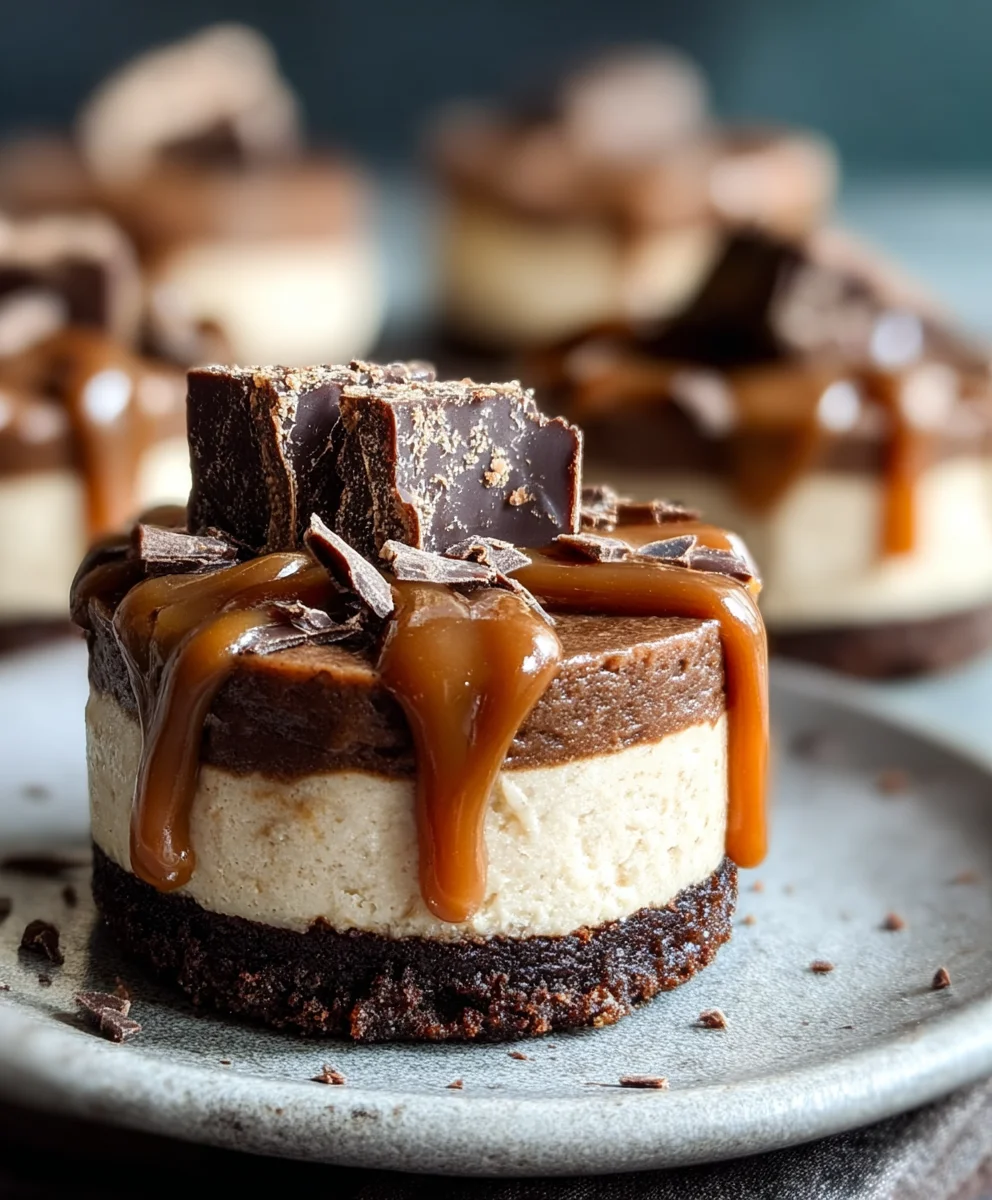 Raw Caramel Brownie Cheesecake Bliss