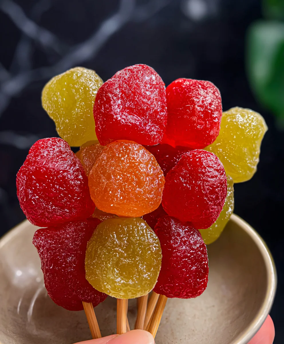Easy Tanghulu Recipe - Sweet & Crunchy Fruit Skewers