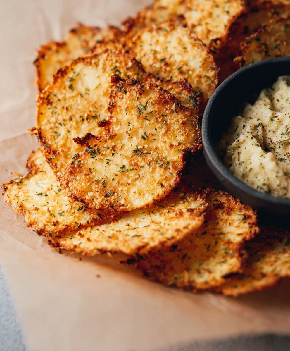 Healthy Cottage Cheese Chips - Easy & Crispy Recipe