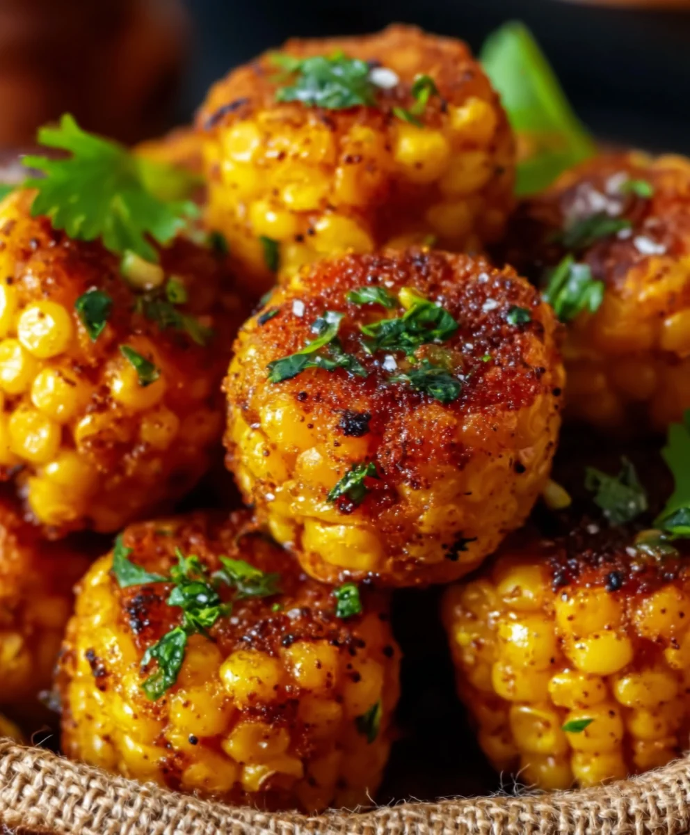 Spicy Mexican Corn Bites - Easy Appetizer Recipe
