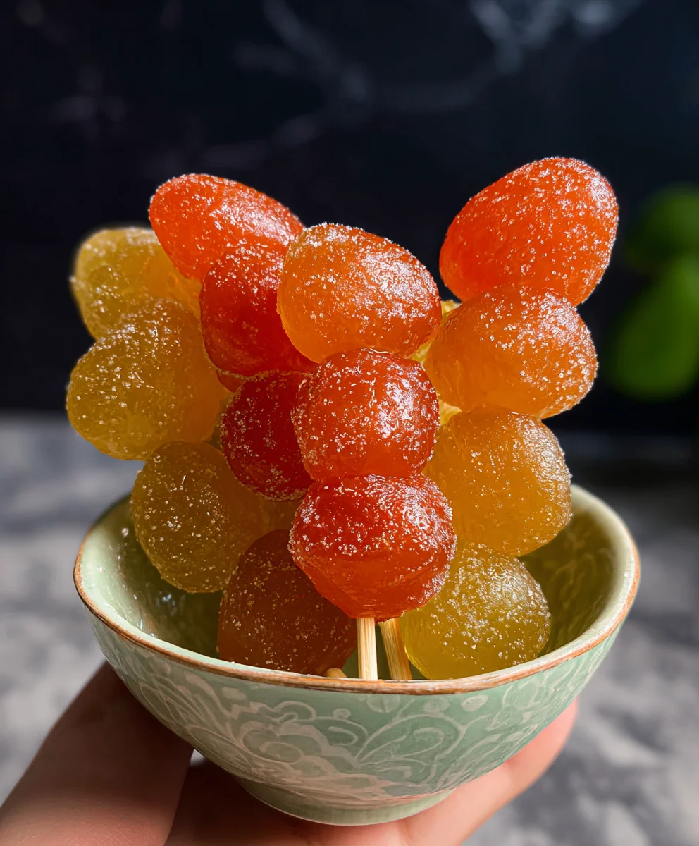 Easy Tanghulu Recipe - Sweet & Crunchy Fruit Skewers