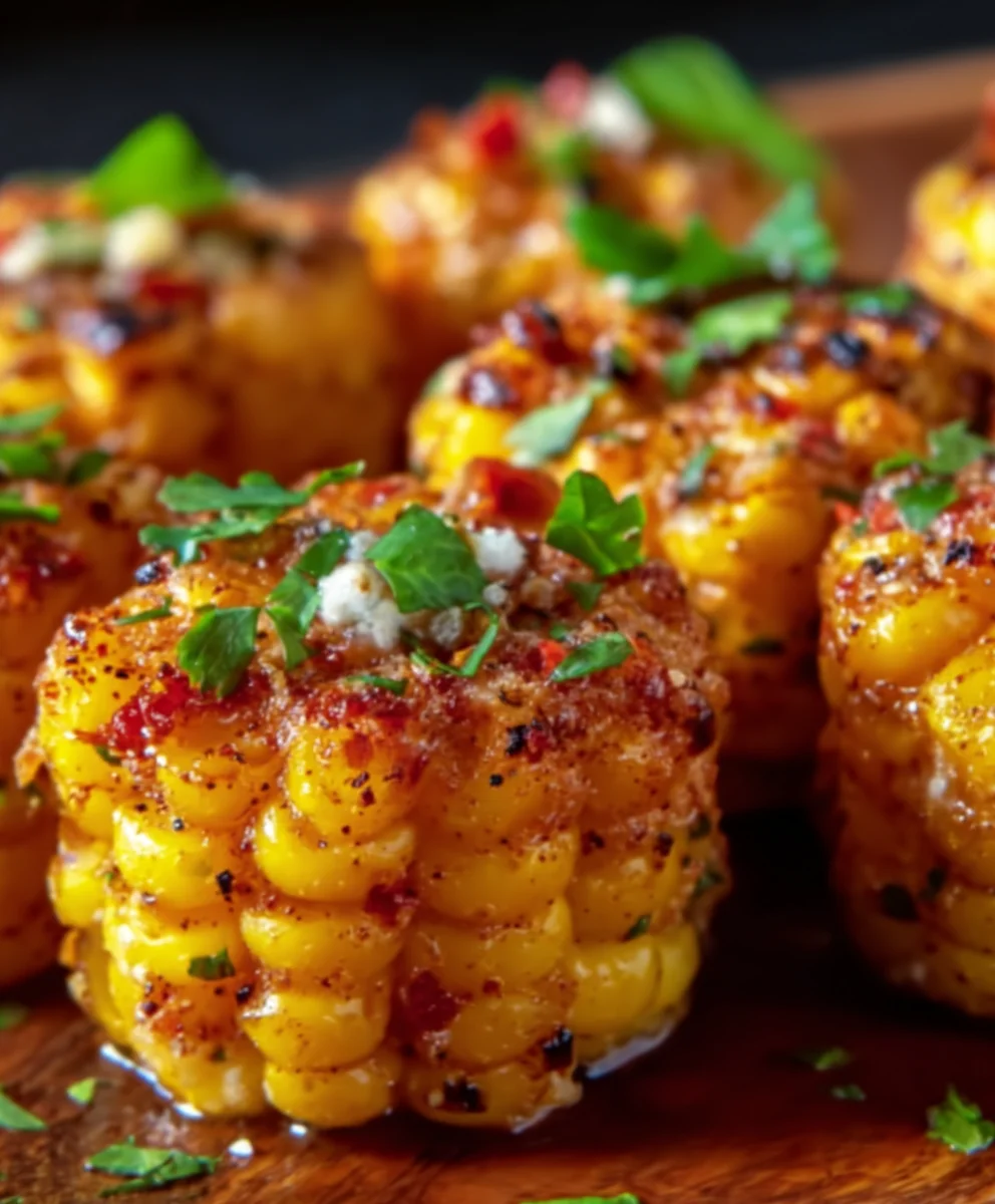Spicy Mexican Corn Bites - Easy Appetizer Recipe
